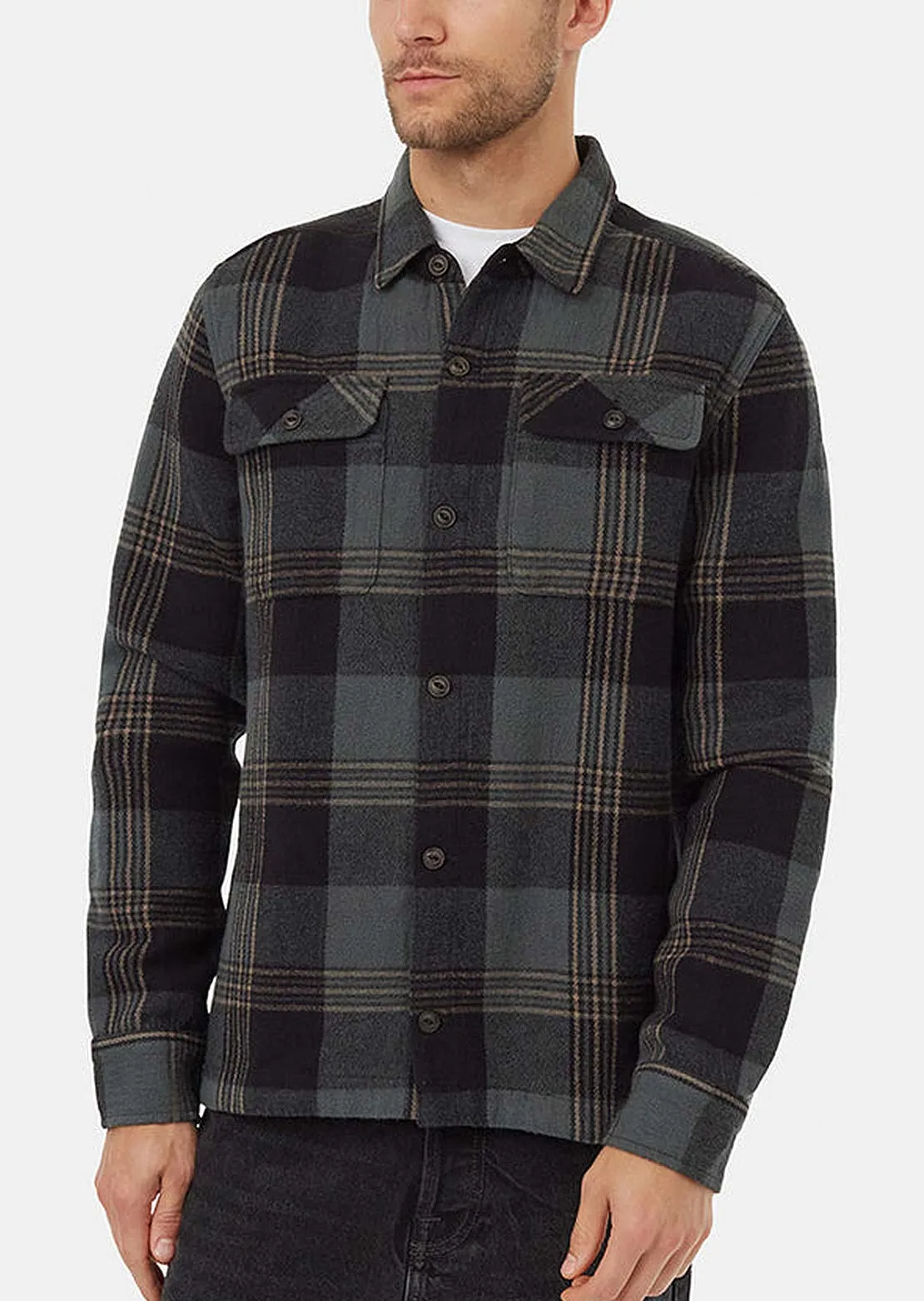 Tentree Men's Heavy Weight Flannel Jacket