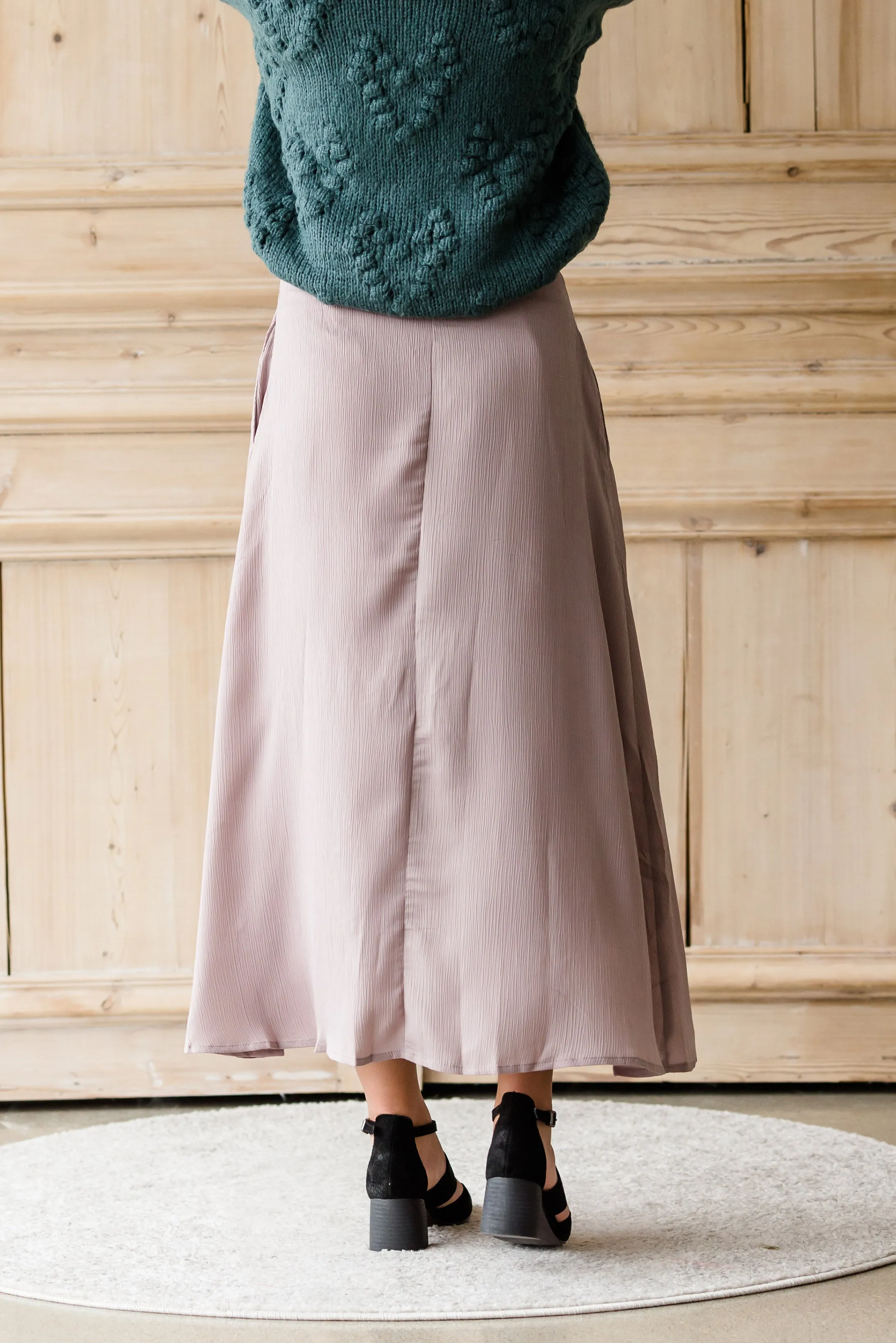 Textured Woven A-Line Skirt - FINAL SALE