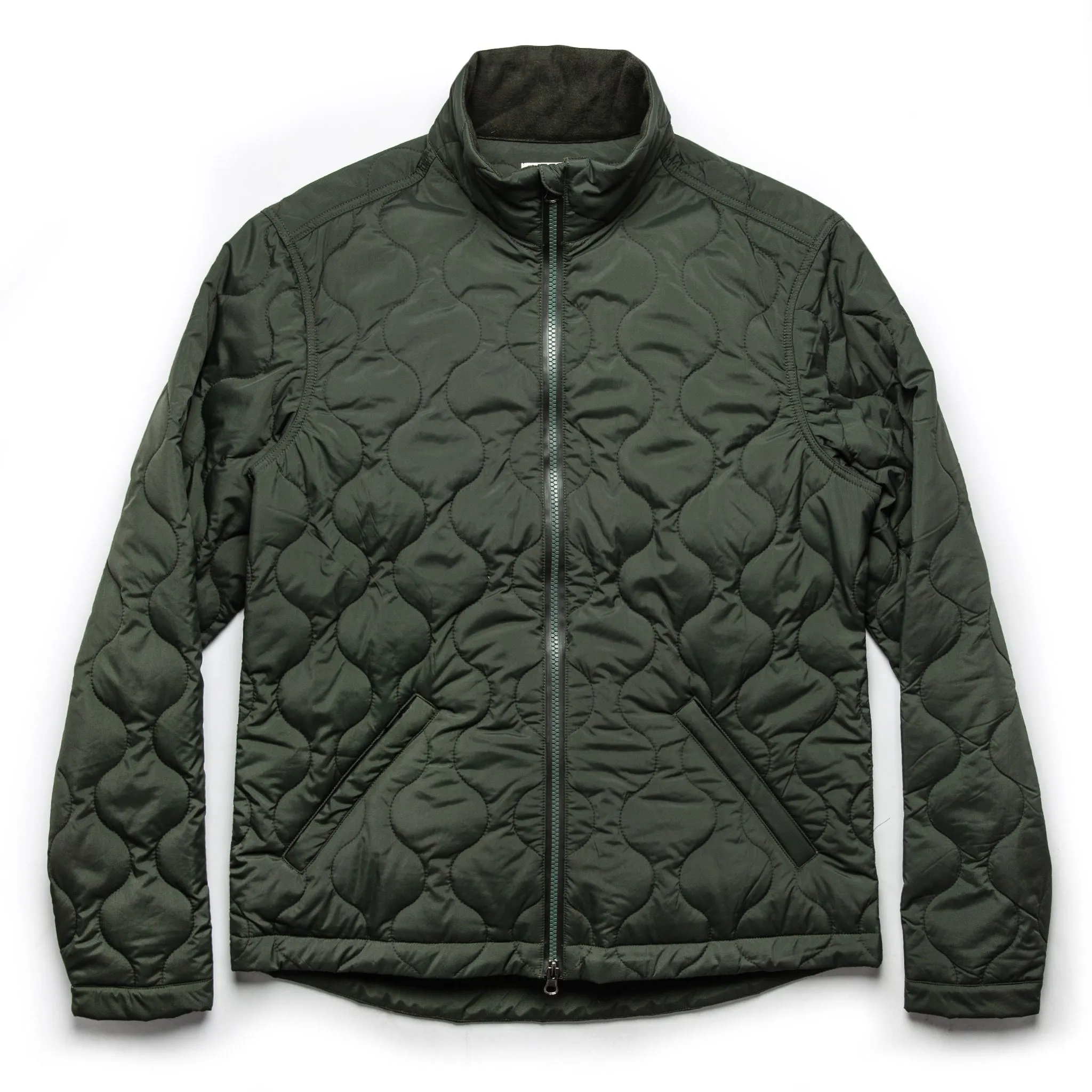 The Vertical Jacket in Olive