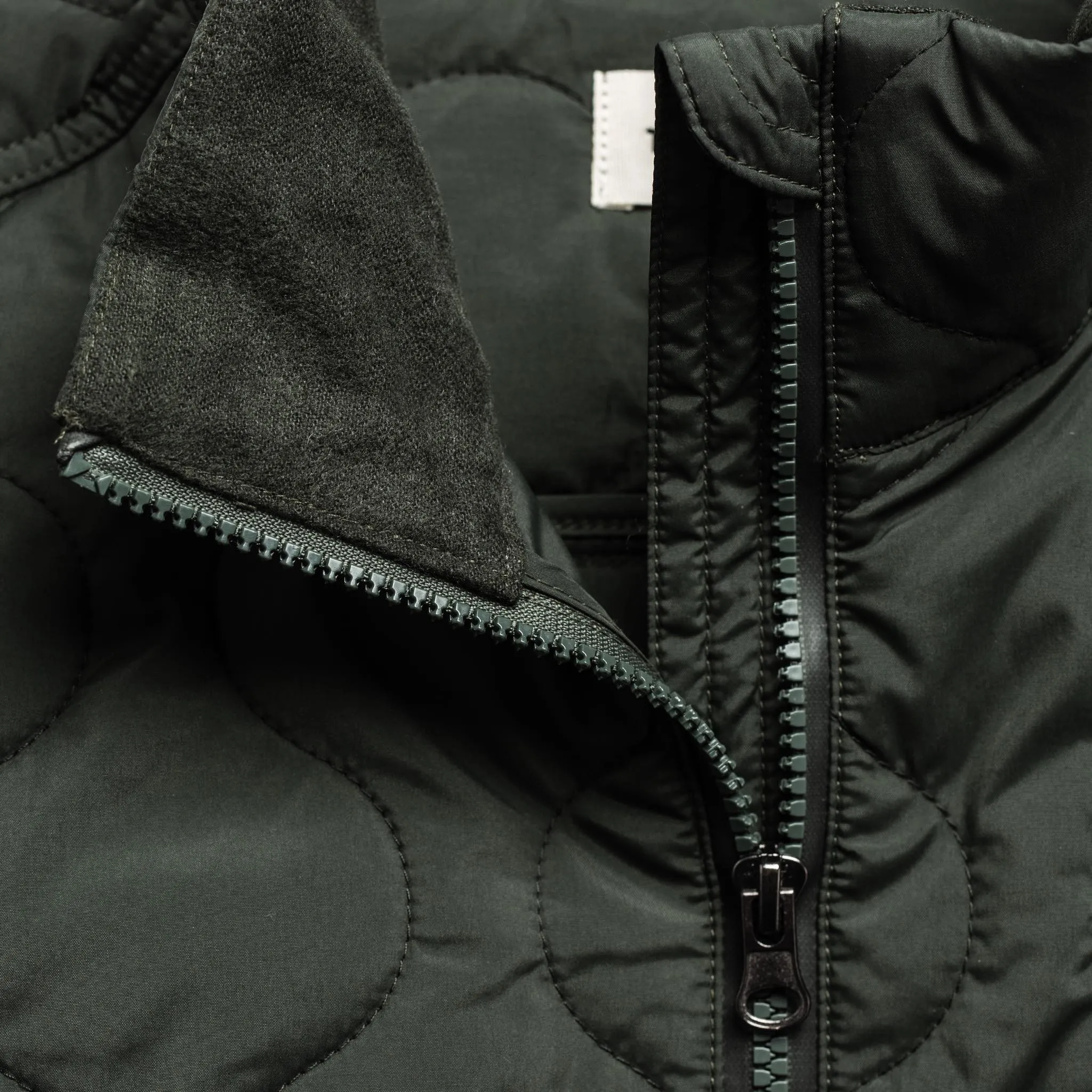 The Vertical Jacket in Olive