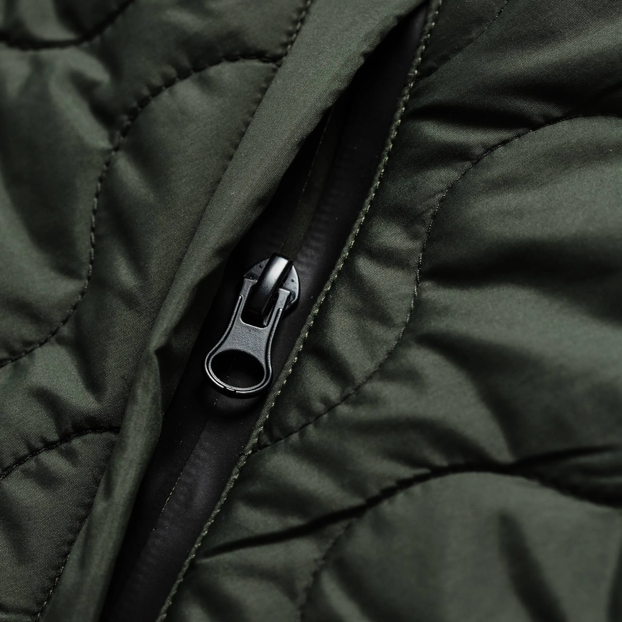 The Vertical Jacket in Olive