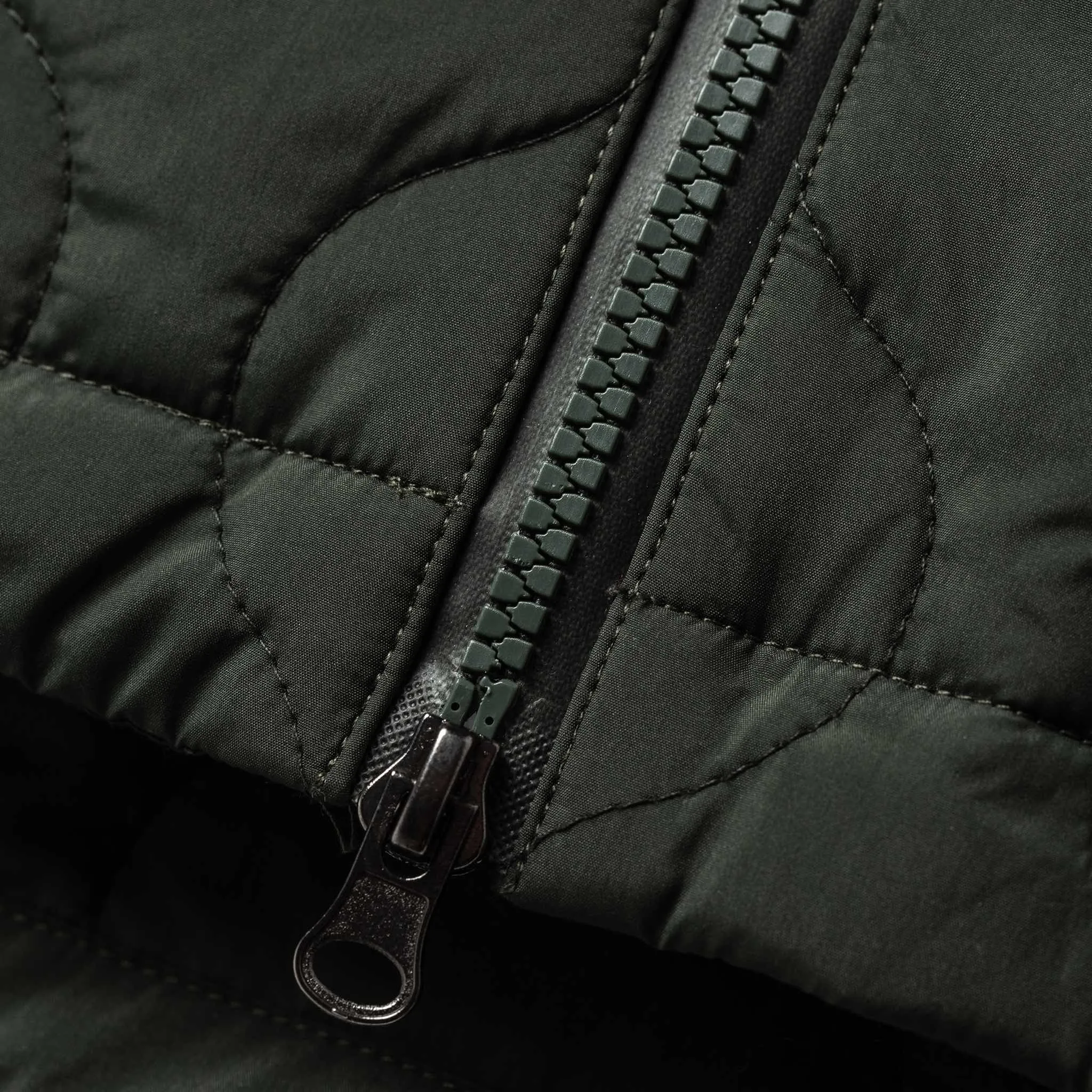 The Vertical Jacket in Olive