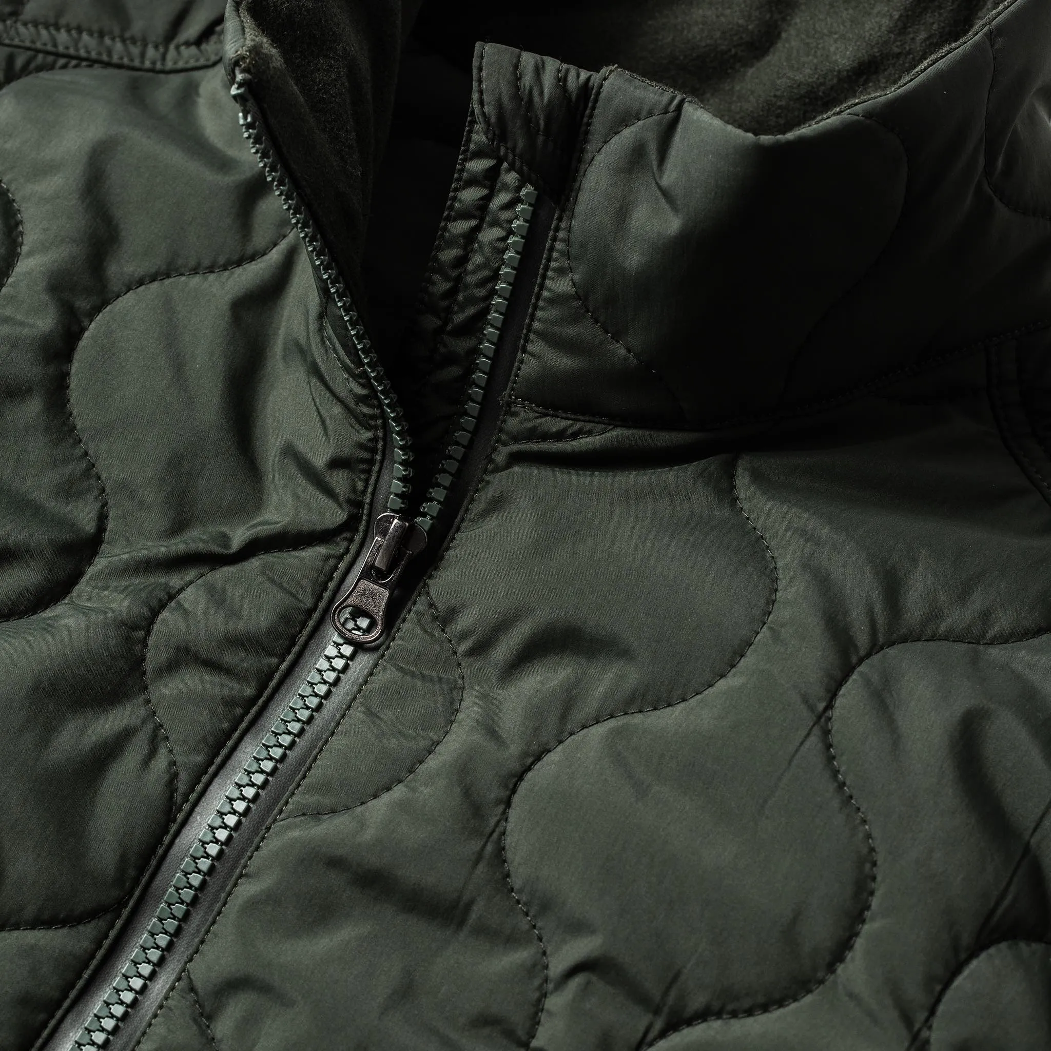 The Vertical Jacket in Olive