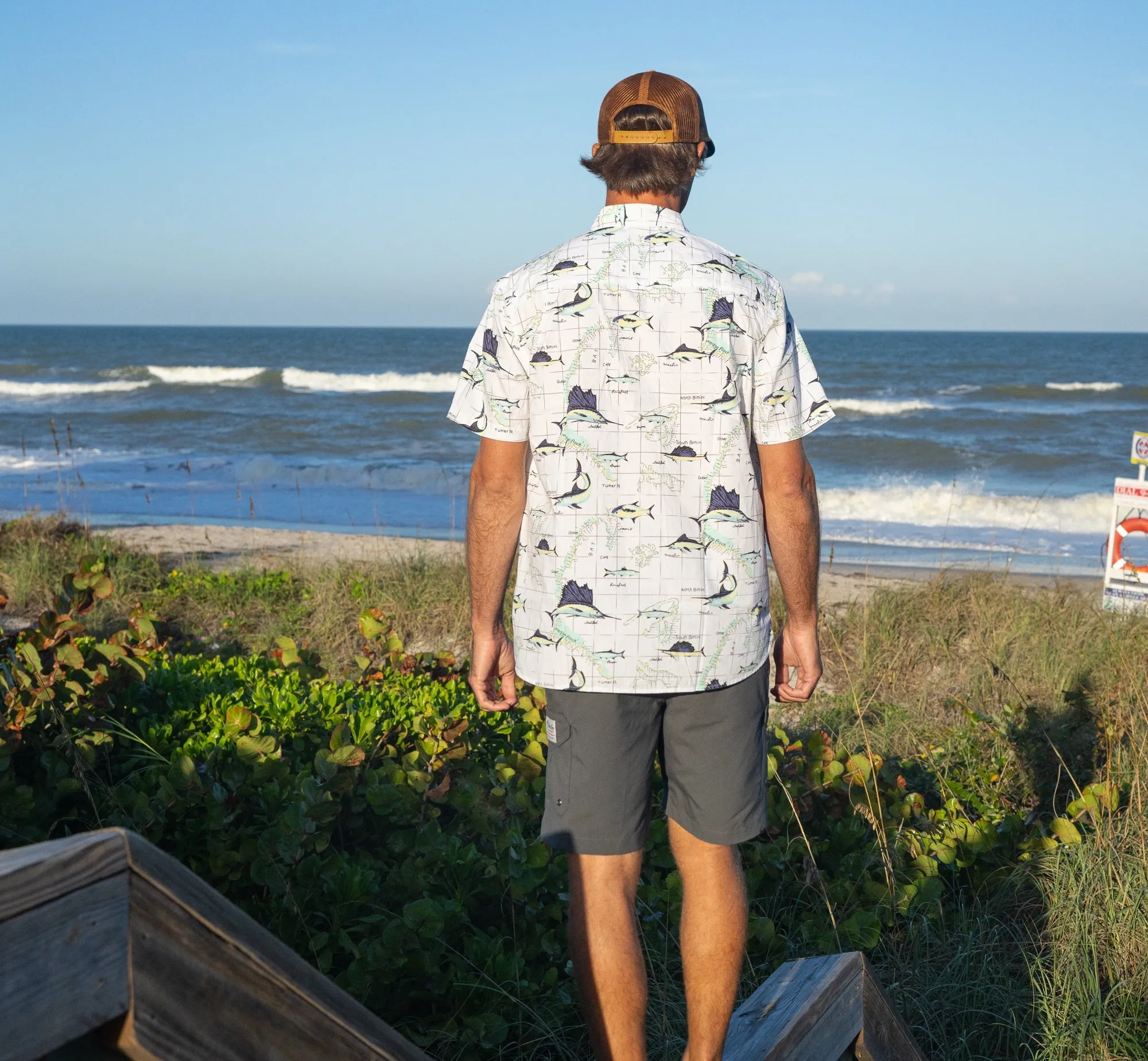 The Weekender Series Short Sleeve Button Up Shirt - Grand Slam