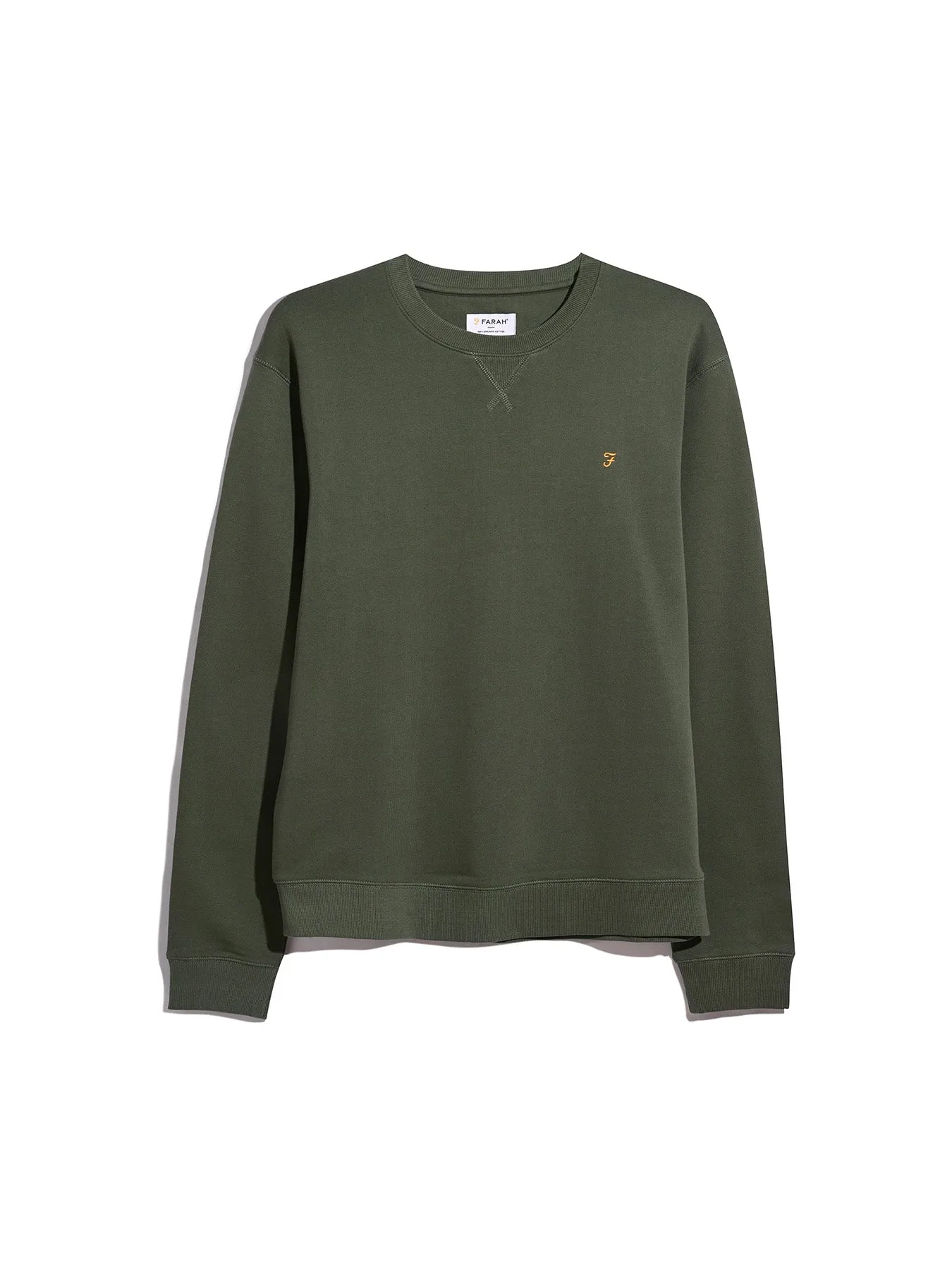 Tim Organic Cotton Crew Neck Sweatshirt In Rosemary