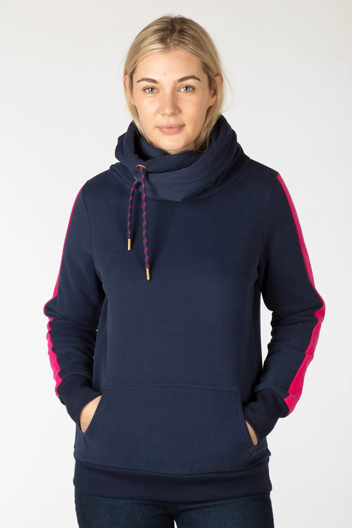 Women's Striped Loungewear Hoody - Arram