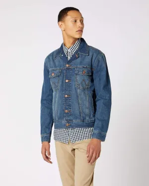 Wrangler Western Denim Jacket - Mid Stone